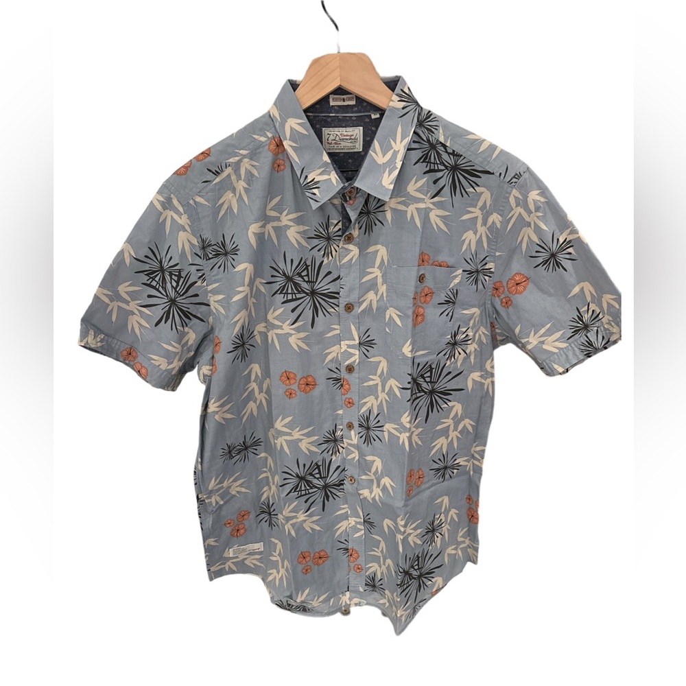 7 diamond vintage genuine garment, denim-like button up XL *As IS*